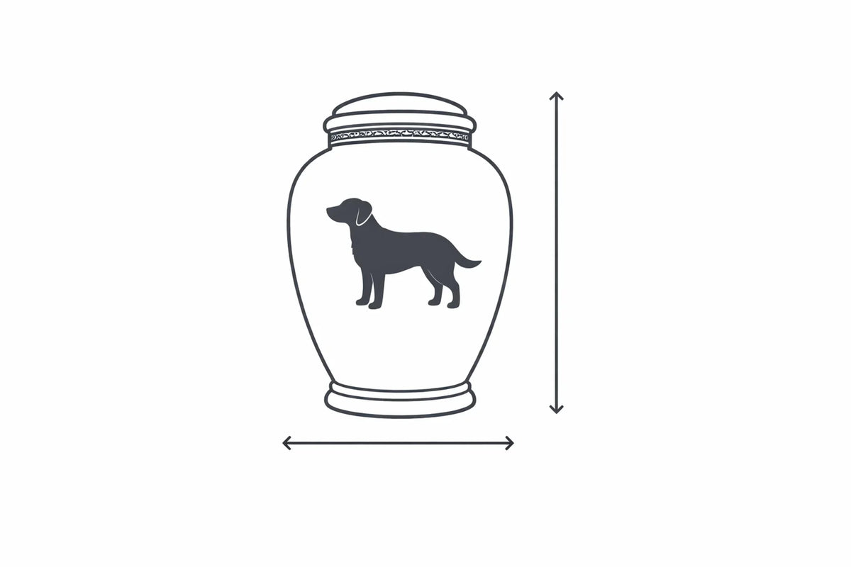 What Size Urn Do I Need for My Dog’s Ashes?