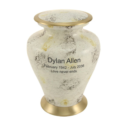 Glenwood White Marble Large/Adult