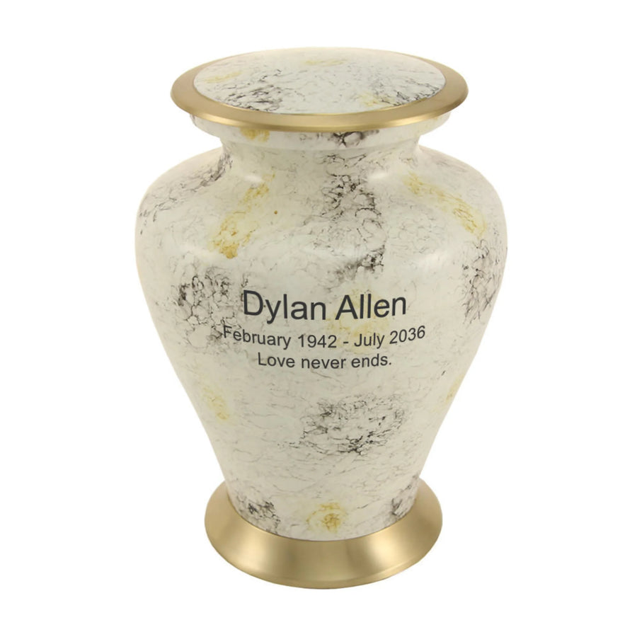 Glenwood White Marble Large/Adult