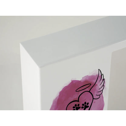Shadowbox Remembrance Angel Wings Pink