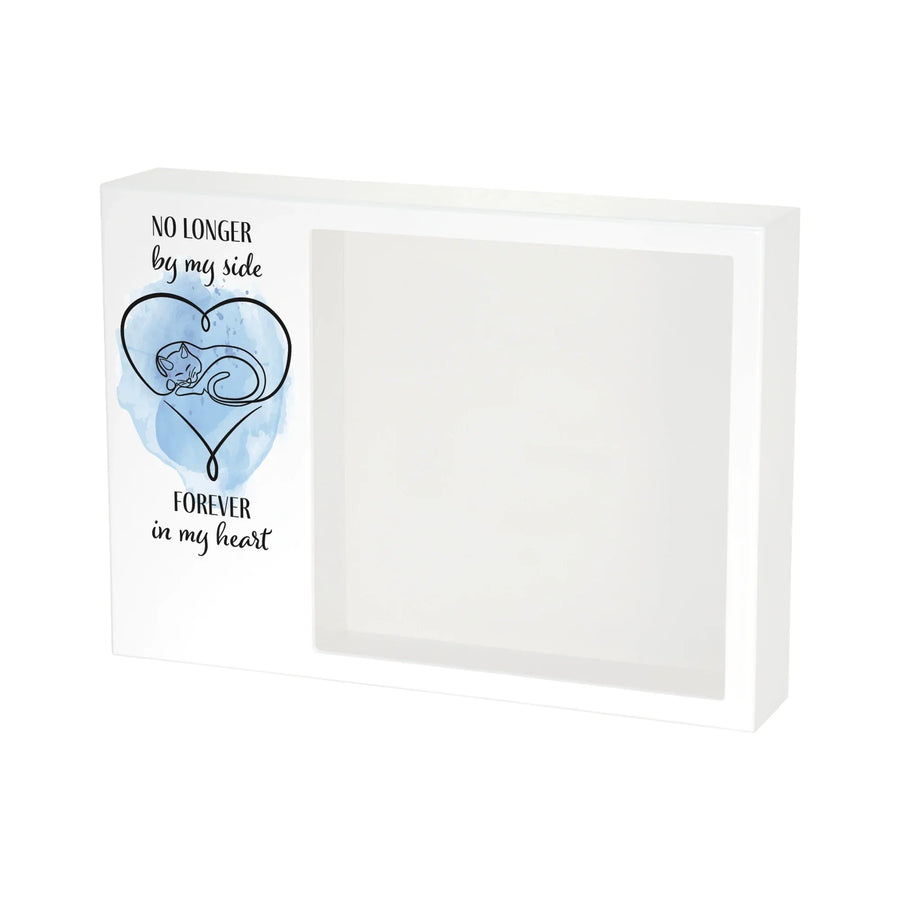 Shadowbox Remembrance Forever Cat Blue