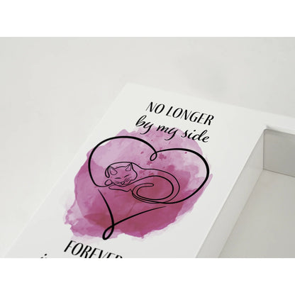 Shadowbox Remembrance Forever Cat Pink