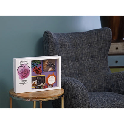 Shadowbox Remembrance Forever Cat Pink