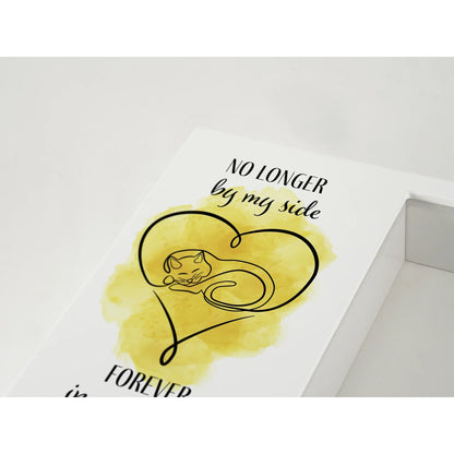 Shadowbox Remembrance Forever Cat Yellow