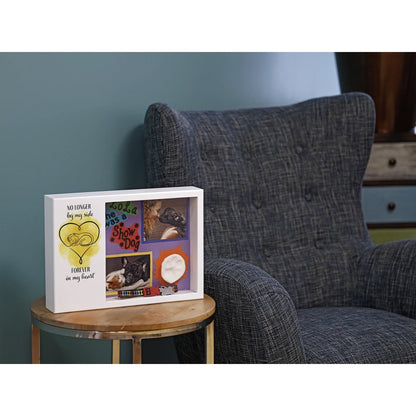 Shadowbox Remembrance Forever Cat Yellow