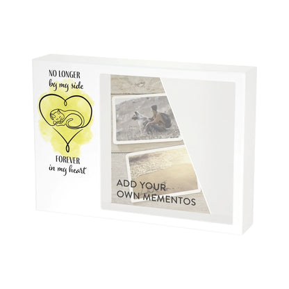Shadowbox Remembrance Forever Cat Yellow