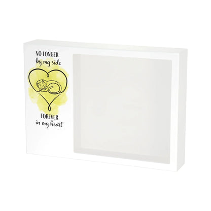 Shadowbox Remembrance Forever Cat Yellow