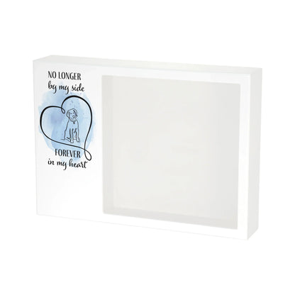 Shadowbox Remembrance Forever Dog Blue