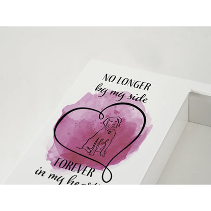 Shadowbox Remembrance Forever Dog Pink