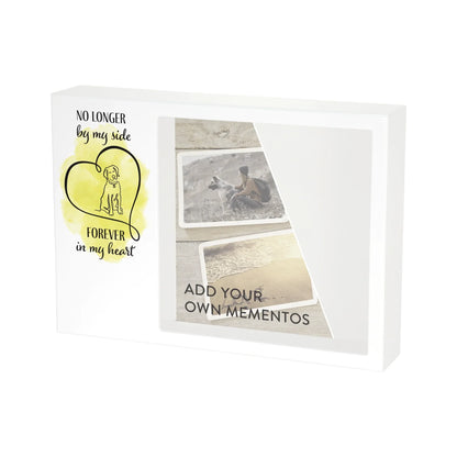 Shadowbox Remembrance Forever Dog Yellow