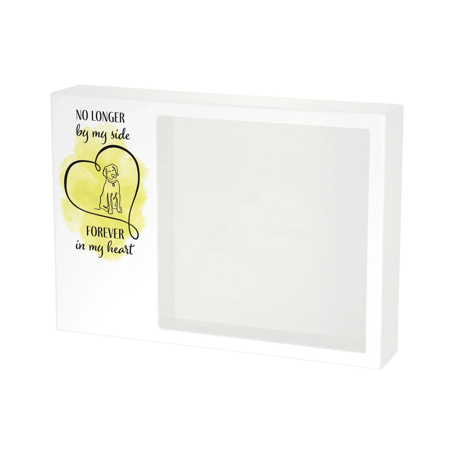 Shadowbox Remembrance Forever Dog Yellow
