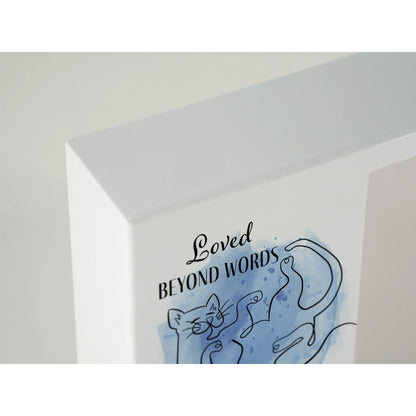 Shadowbox Remembrance Loved Beyond Cat Blue