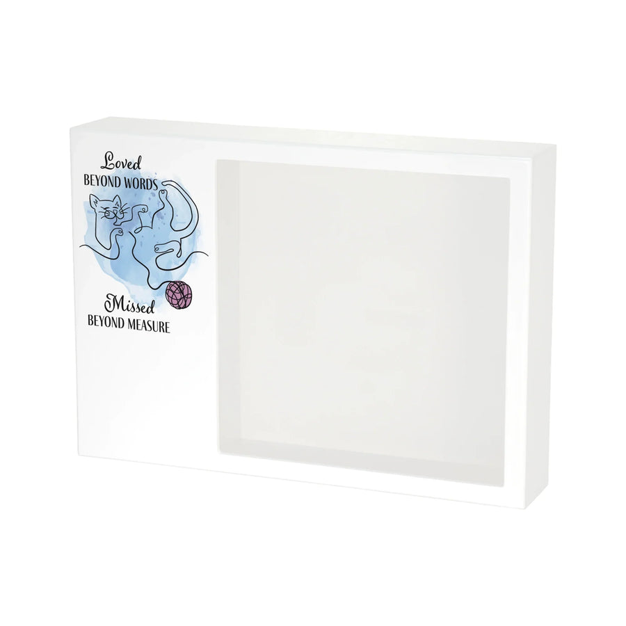 Shadowbox Remembrance Loved Beyond Cat Blue