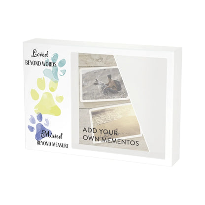 Shadowbox Remembrance Loved Beyond Teal