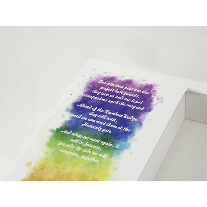 Shadowbox Remembrance Rainbow Bridge