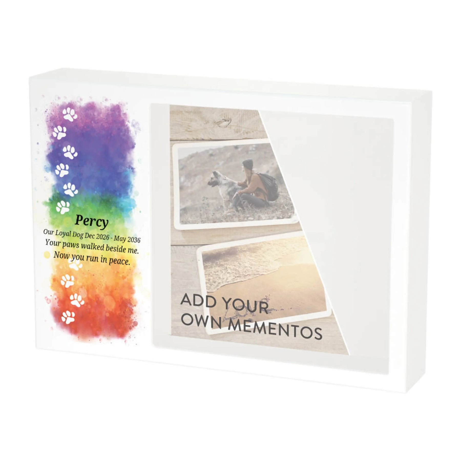 Shadowbox Remembrance Rainbow Path