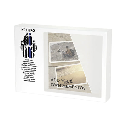 Shadowbox Remembrance K9 Hero