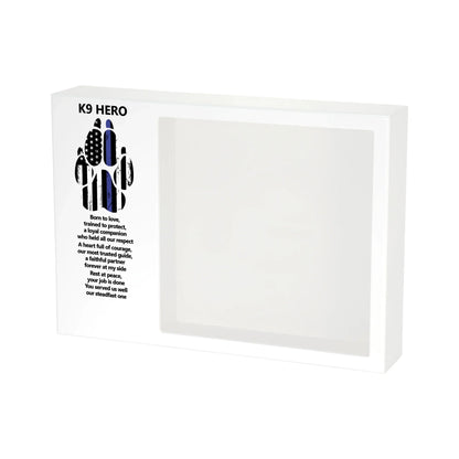 Shadowbox Remembrance K9 Hero