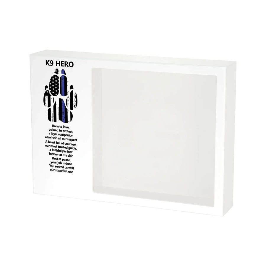 Shadowbox Remembrance K9 Hero