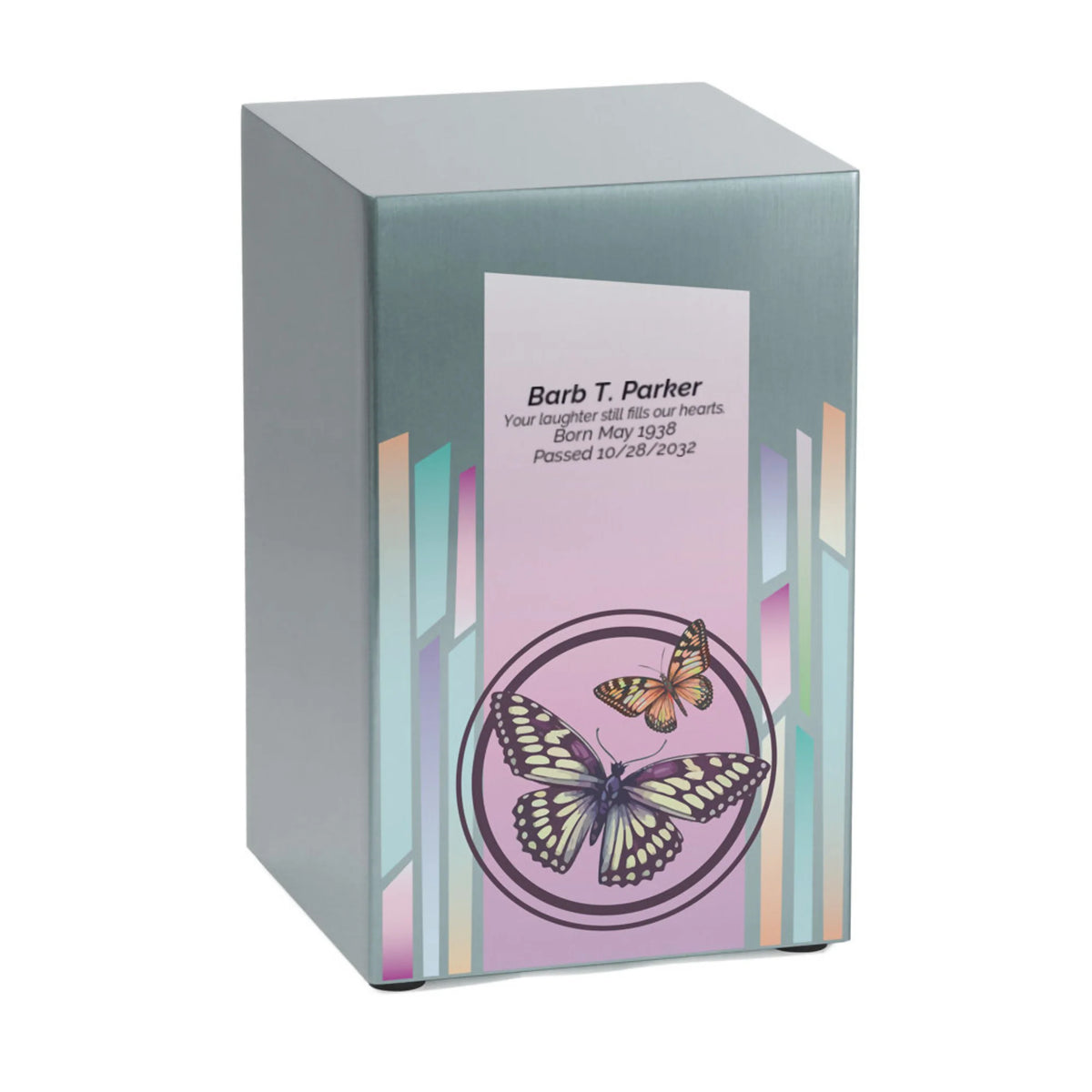 Life Canvas Butterflies Pewter