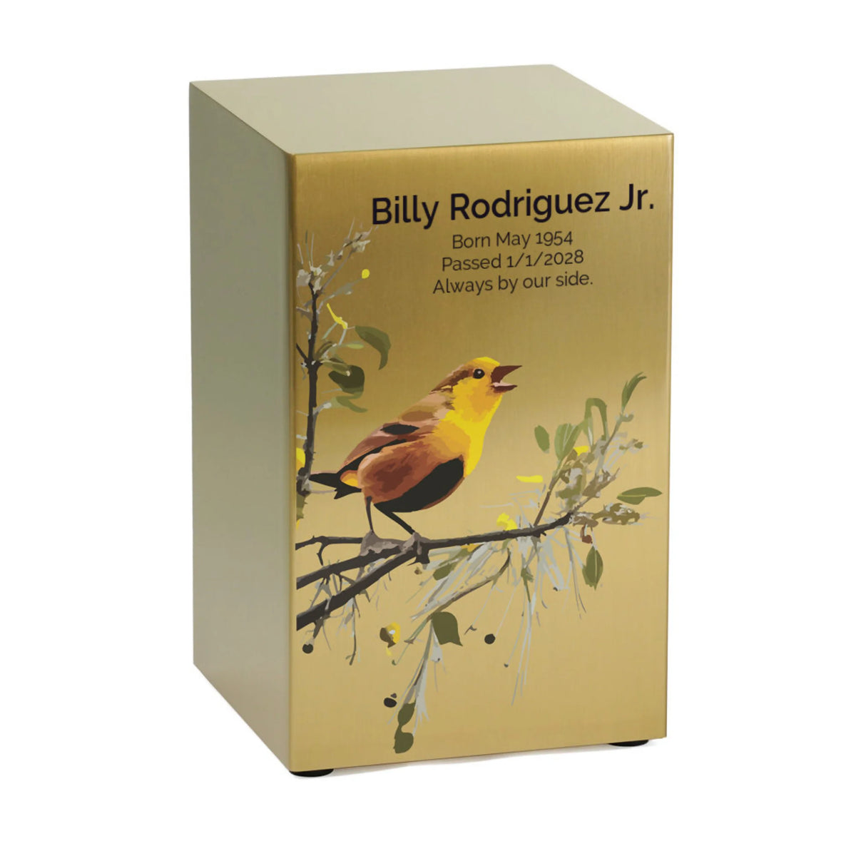 Life Canvas Birds Bronze, Left Side