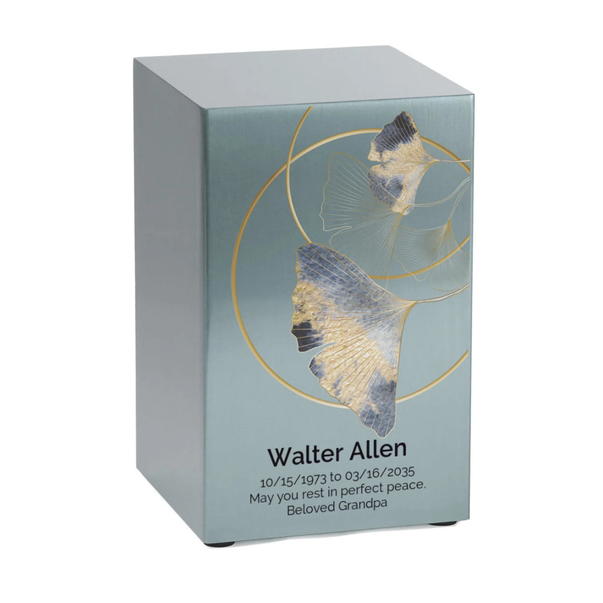 Life Canvas Ginkgo Pewter, Right Side