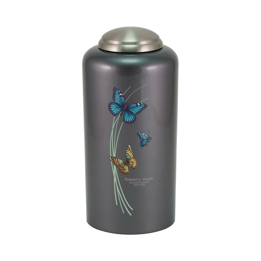 Enchanted Essence Butterflies Dark Gray Large/Adult