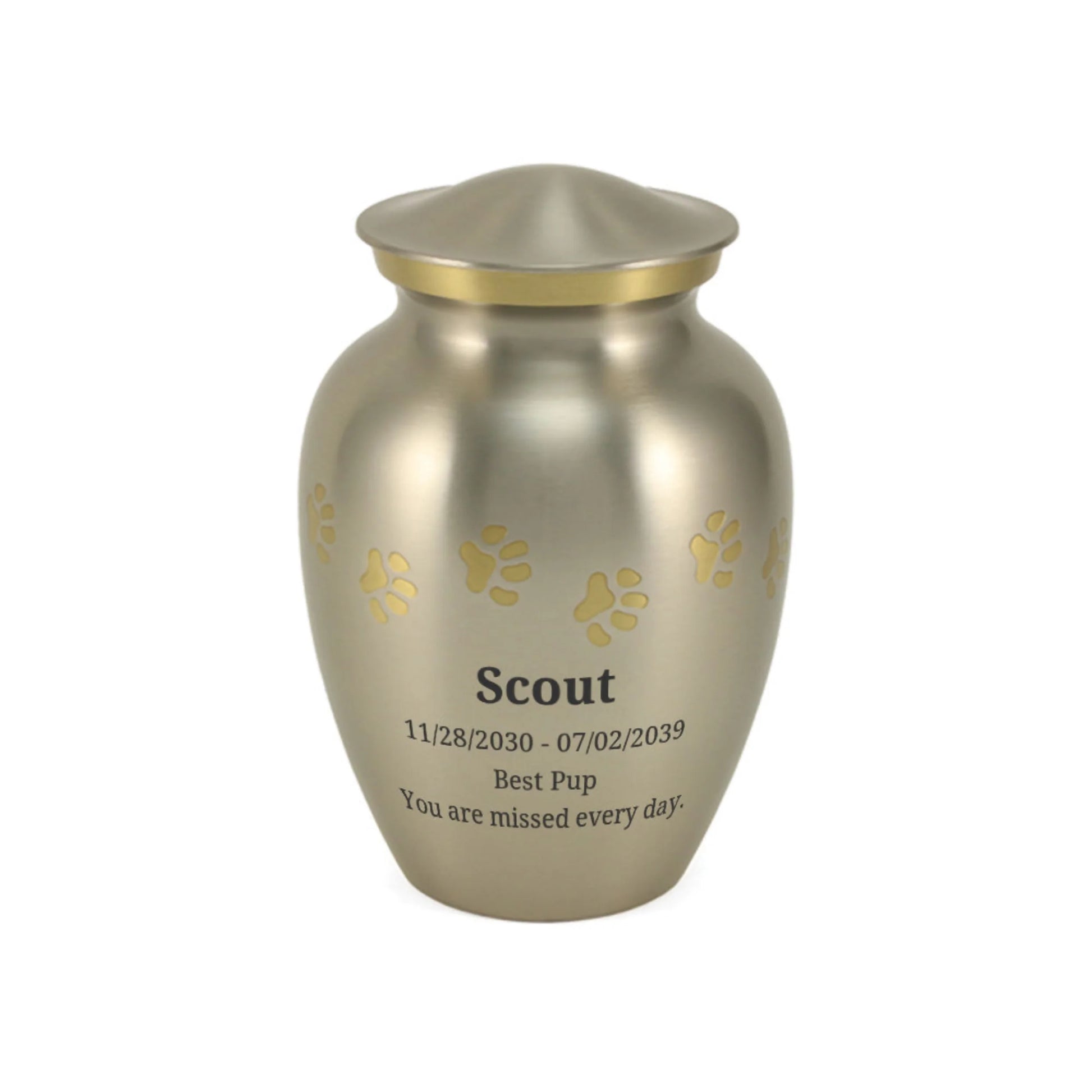 Classic Paws Pewter Small