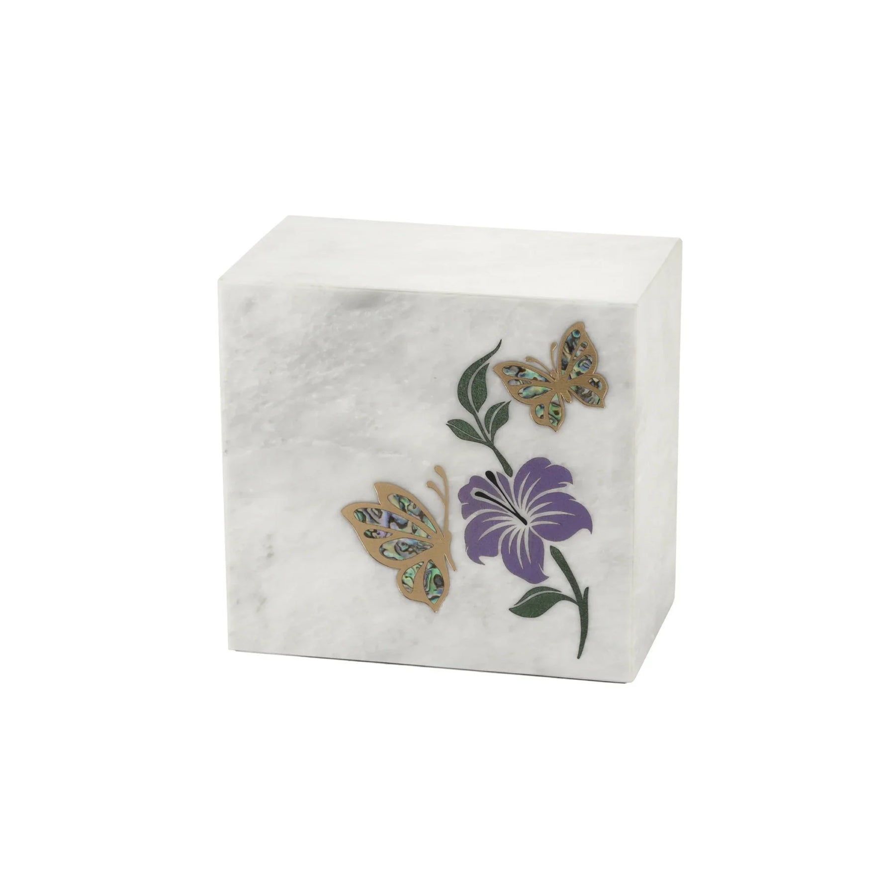 Monumental Memorials Butterfly Purple White