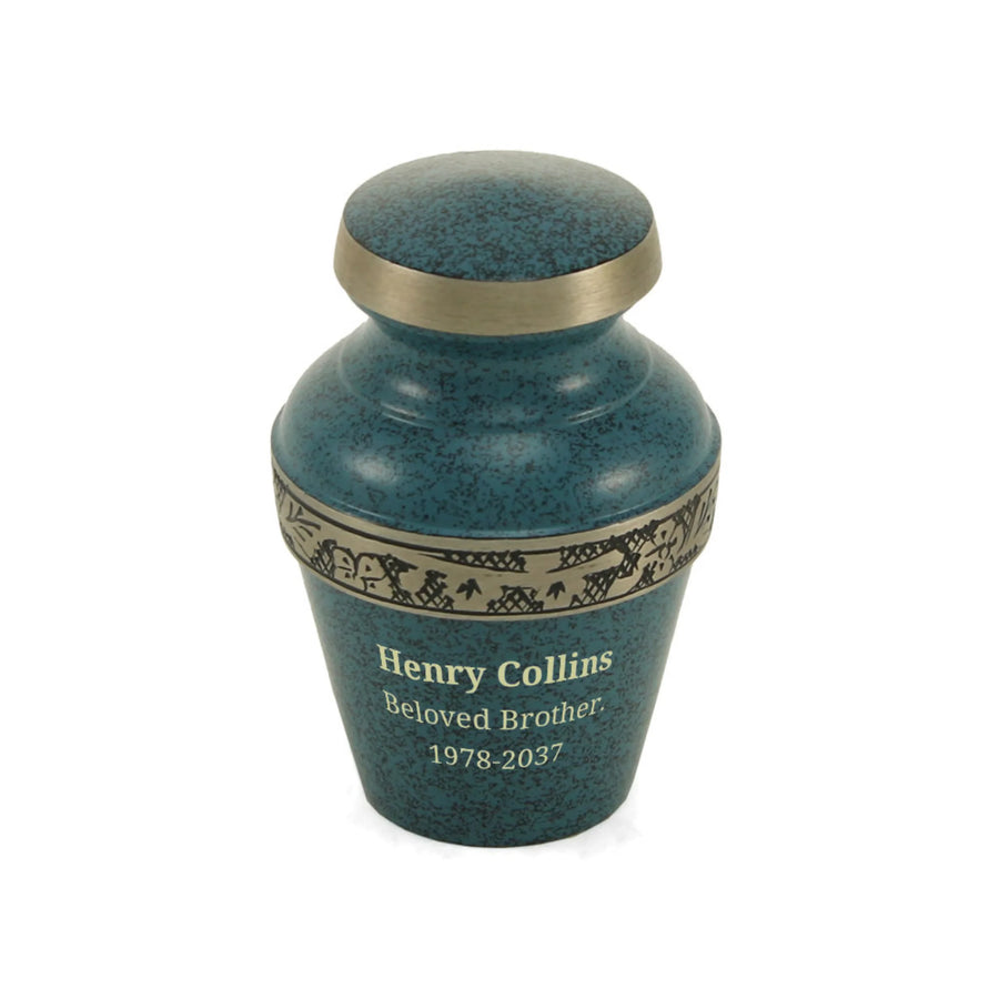 Avalon Evening Blue Mini Keepsake w/Velvet Bag