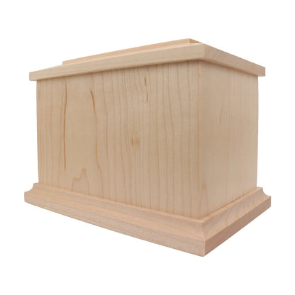 Maple Pet Urn | Rectangle Base