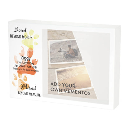 Shadowbox Remembrance Loved Beyond Red