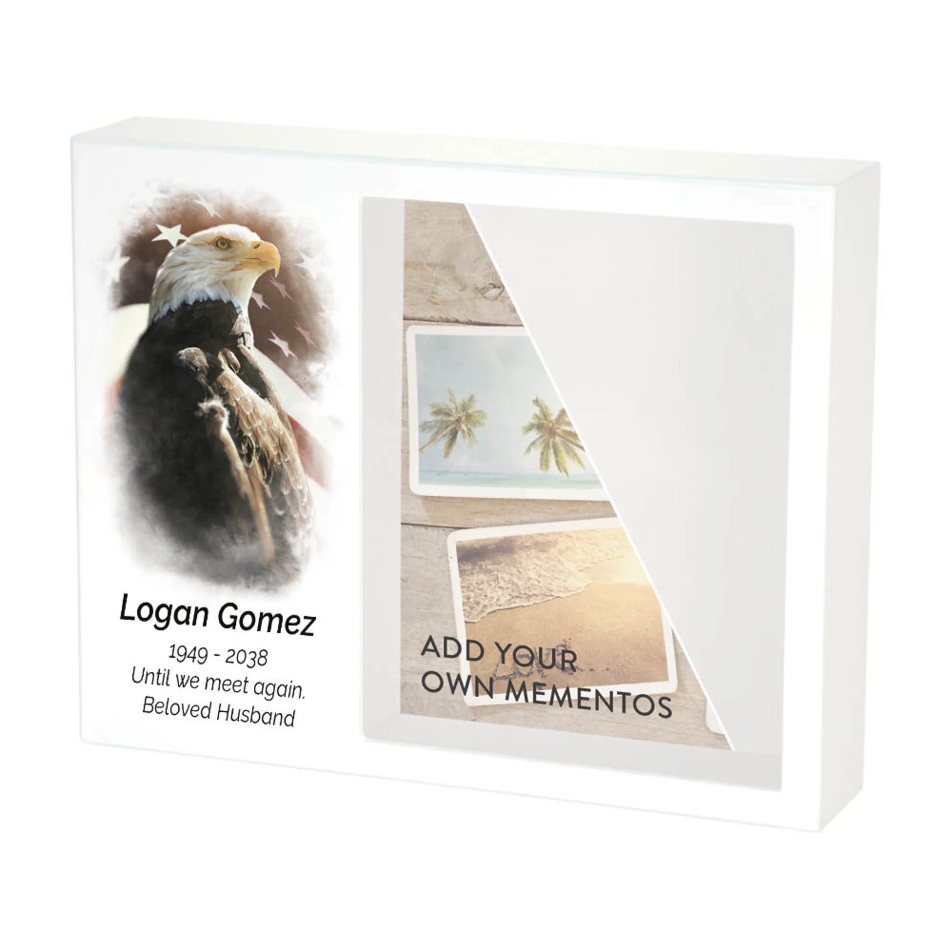 Shadowbox Remembrance Eagle