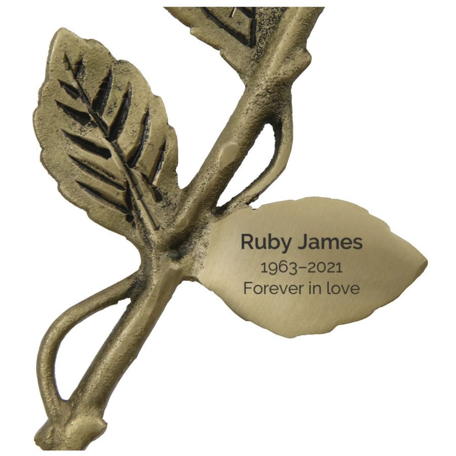 Bronze Rose Keepsake w/ Velvet Box