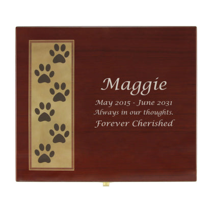Paw Print Memory Chest Large