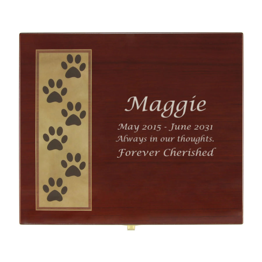 Paw Print Memory Chest Large