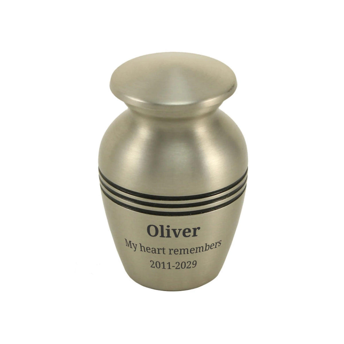 Classic Pewter Mini Keepsake w/ Velvet Bag