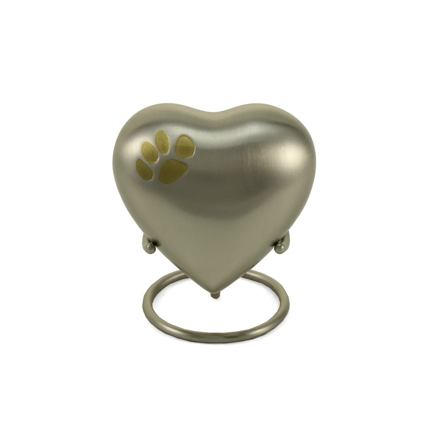 Classic Paws Pewter Heart Keepsake