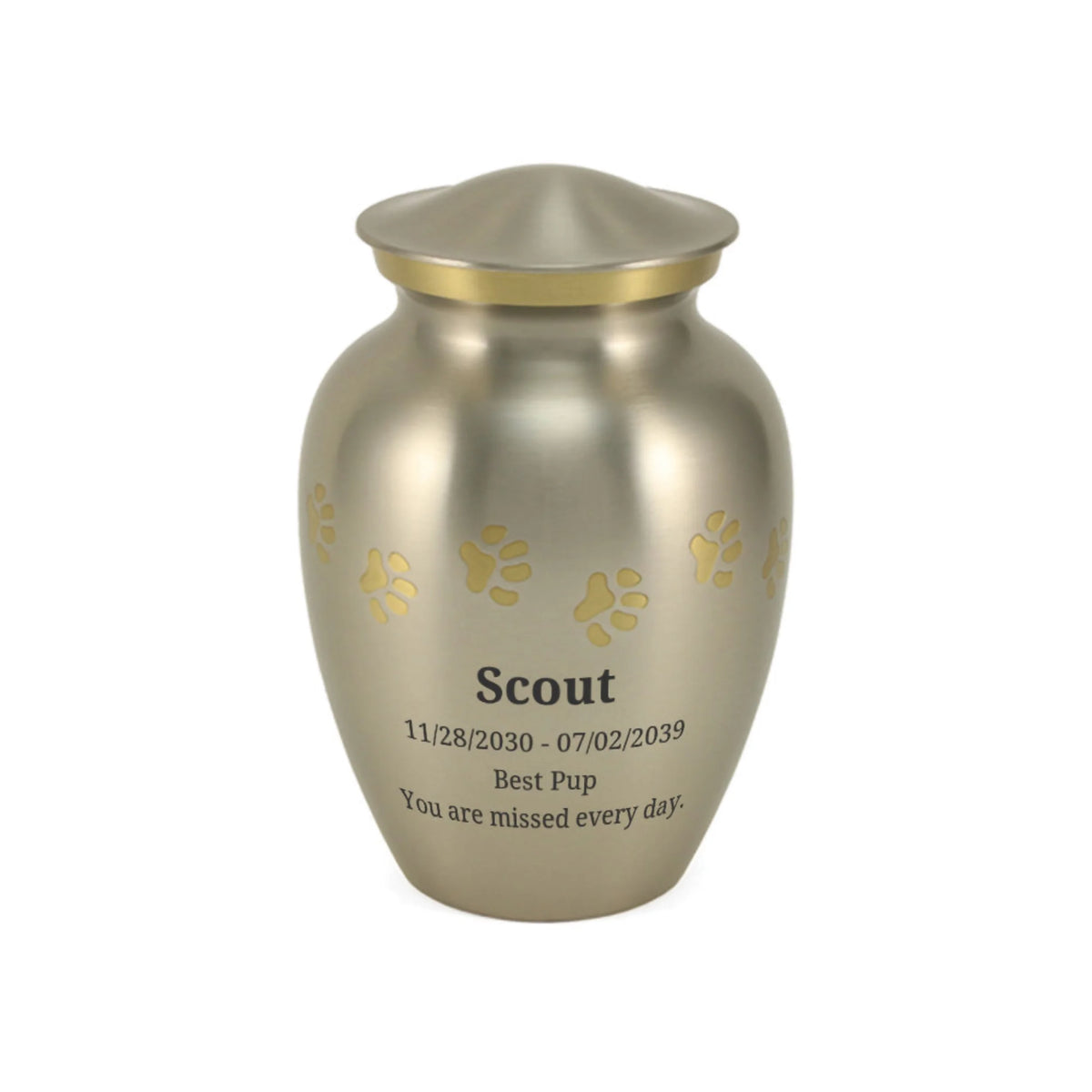 Classic Paws Pewter Small