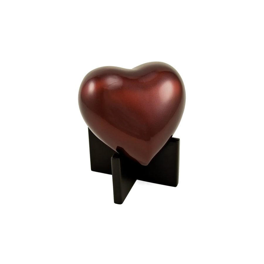 Arielle Heart Urn Ruby