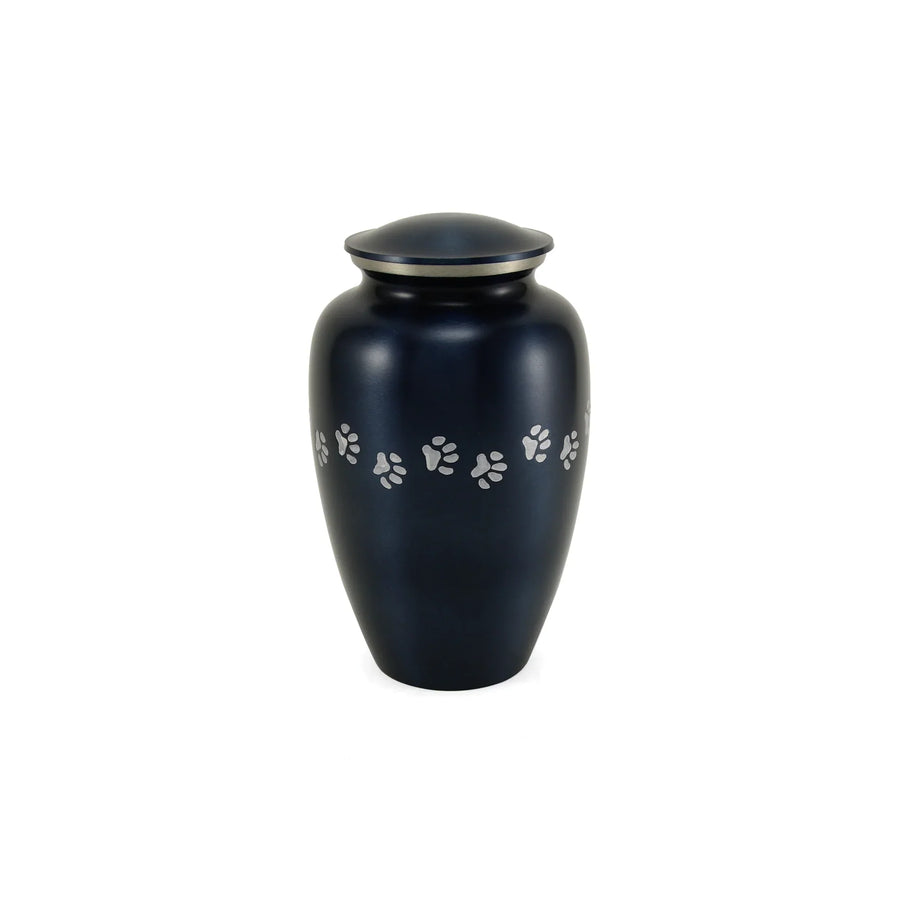 Classic Paws Blue Large Pet or Family Pet Urn