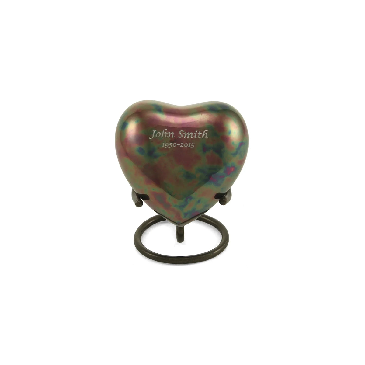 Raku Heart Keepsake w/ Velvet Box