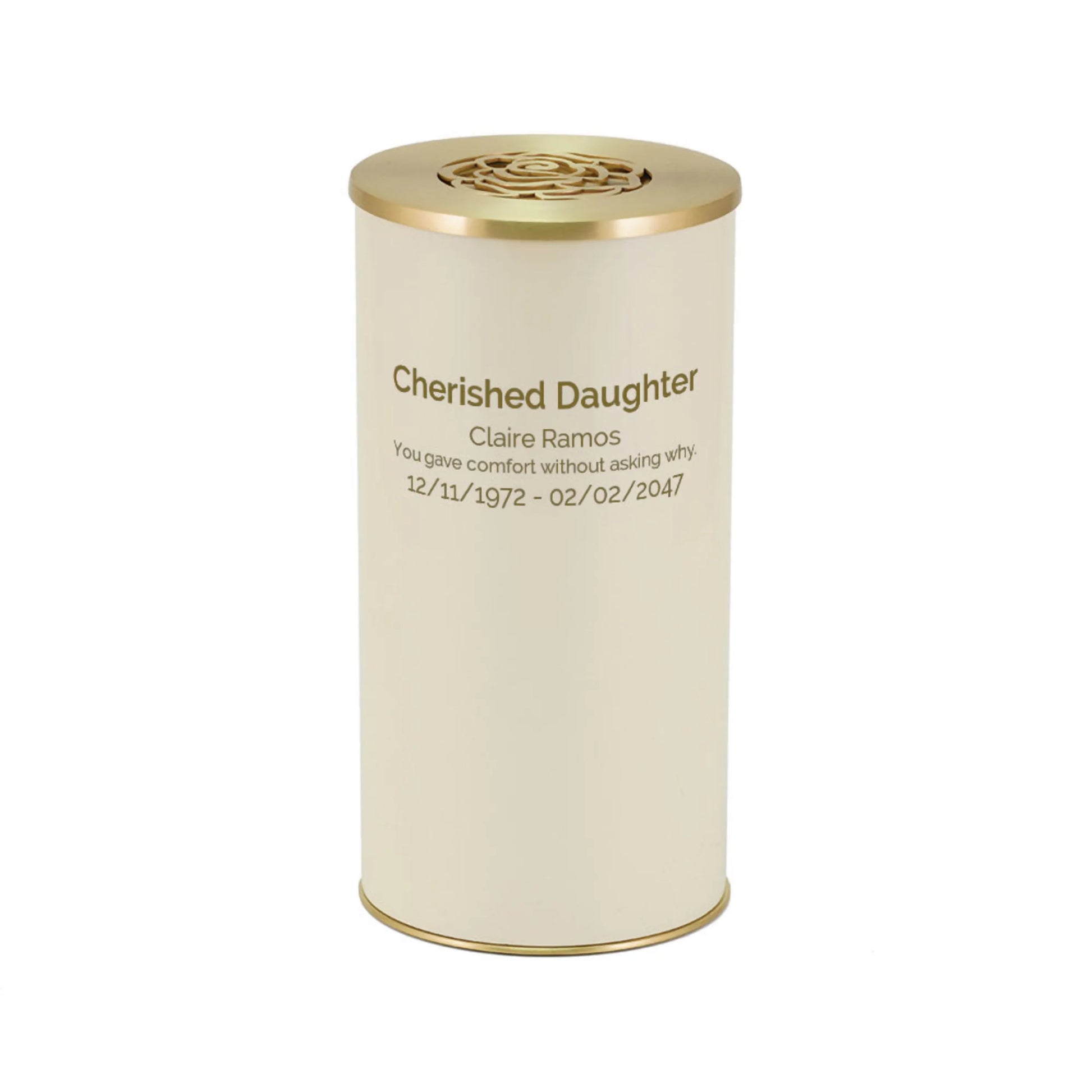 Cascade Scatter Geneva Rose Ivory Large/Adult