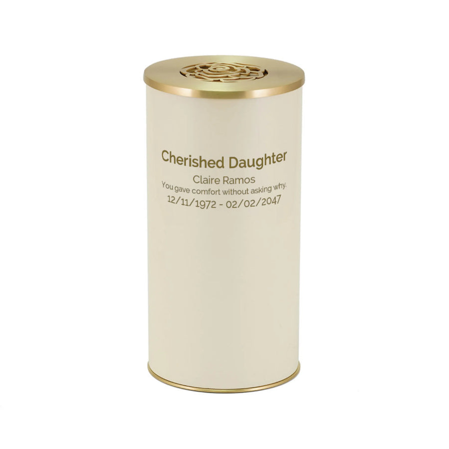 Cascade Scatter Geneva Rose Ivory Large/Adult