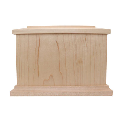 Maple Pet Urn | Rectangle Base