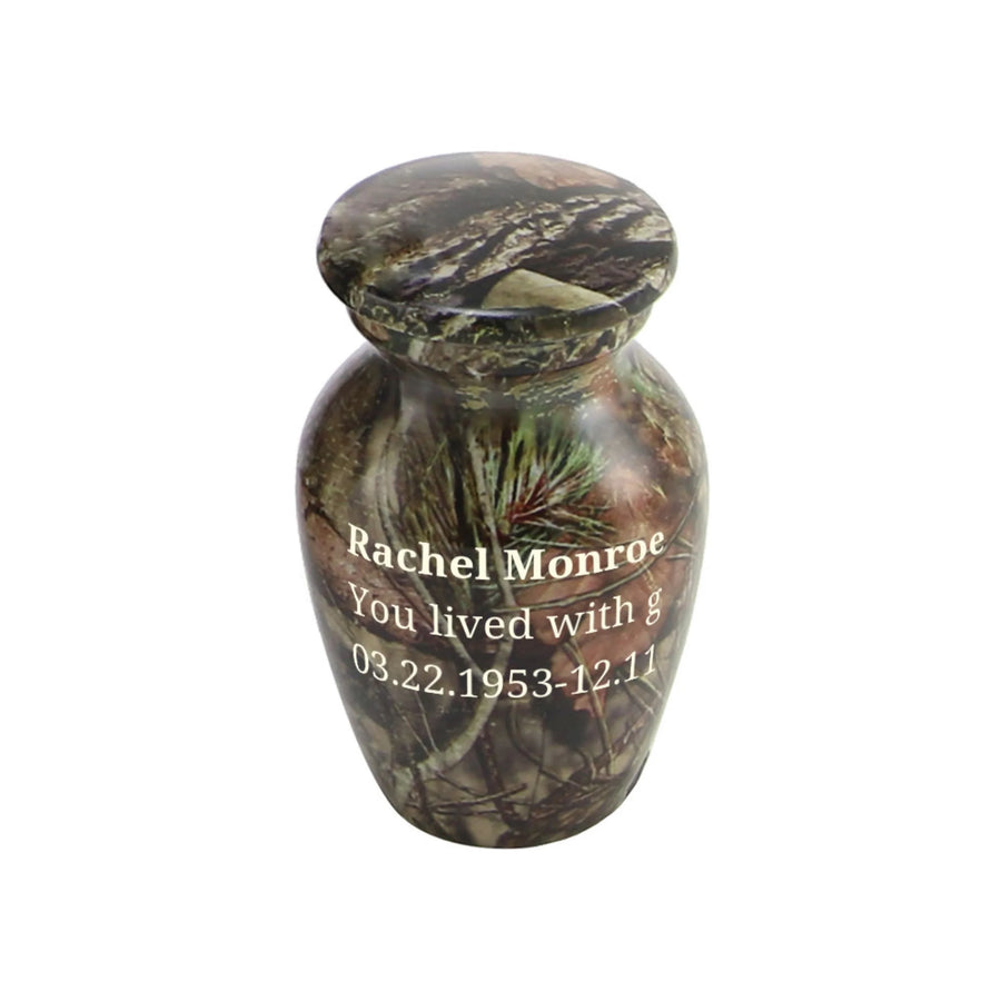 Classic Mossy Oak Camo Mini Keepsake w/ Velvet Bag