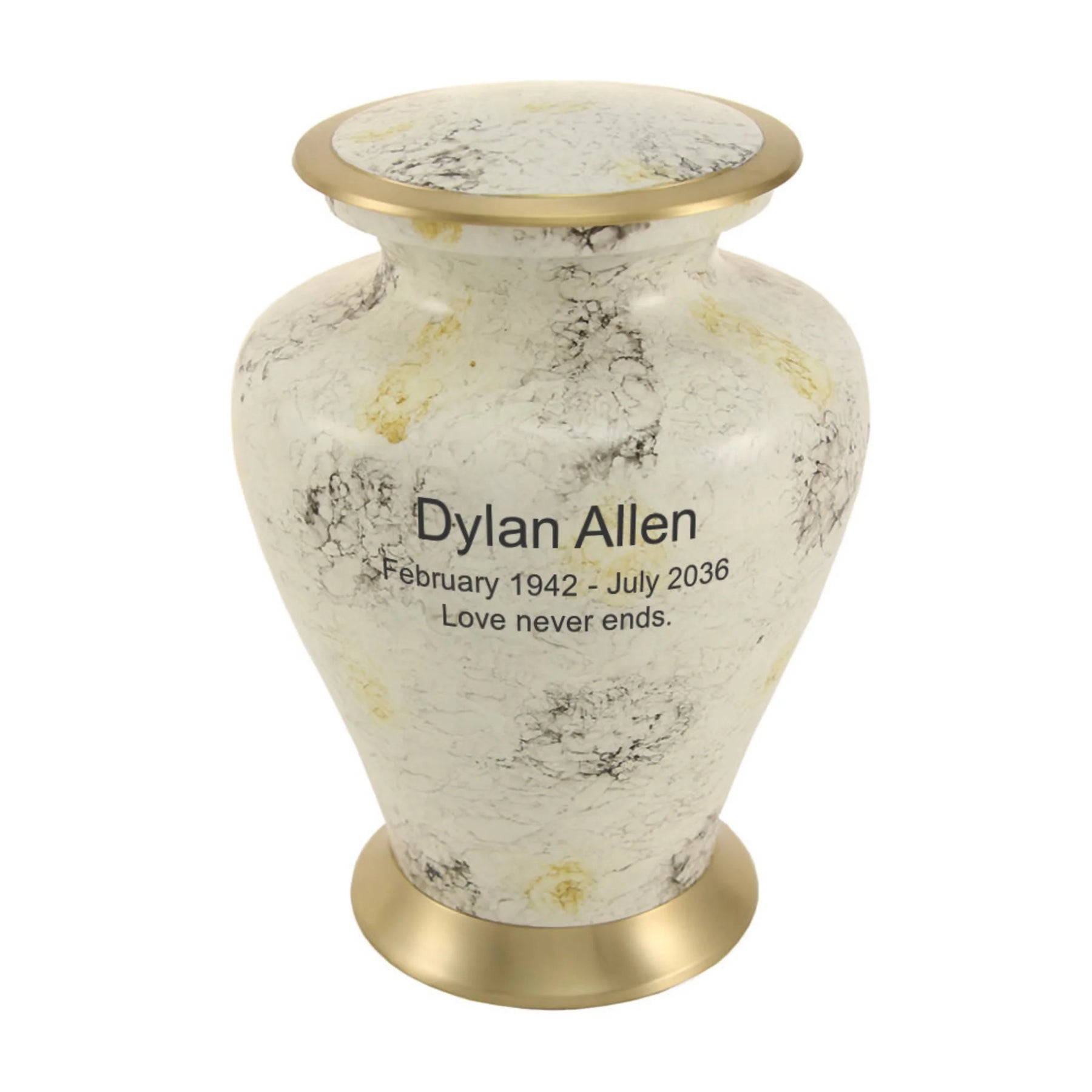 Glenwood White Marble Large/Adult