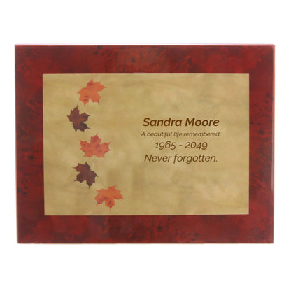 Autumn Leaves Memory Chest