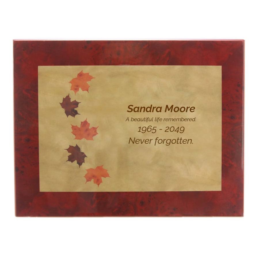 Autumn Leaves Memory Chest