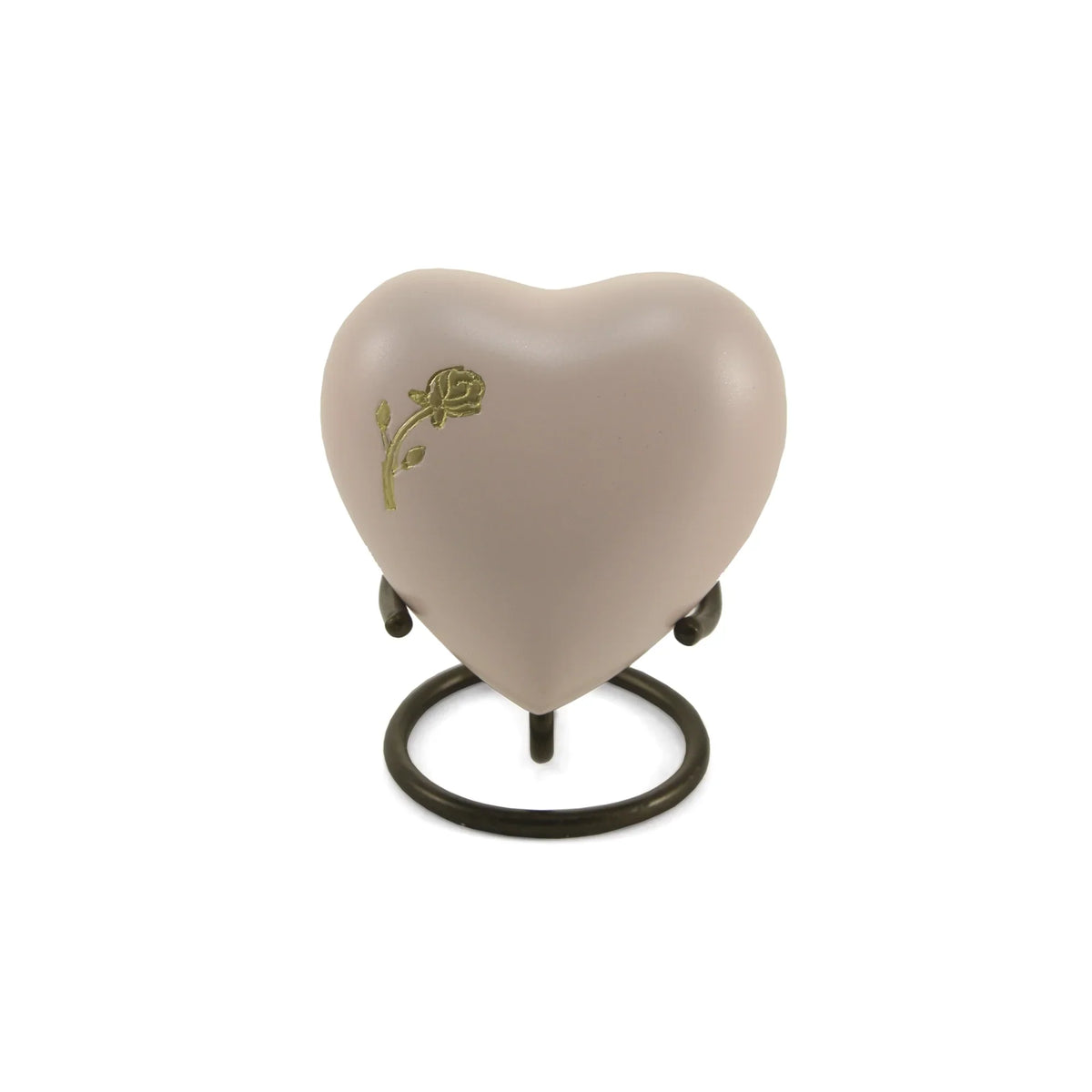 Aria Rose Heart Keepsake w/ Velvet Box